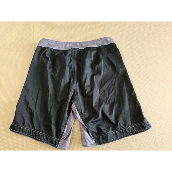 93 Brand Jiu Jitsu Gray Black MMA Wrestling Grappling Shorts size 36 Model V5 - Picture 4 of 8